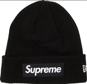 #565 - OS - RARE Supreme New Era Beanie 'Black & White' - Picture 1 of 3
