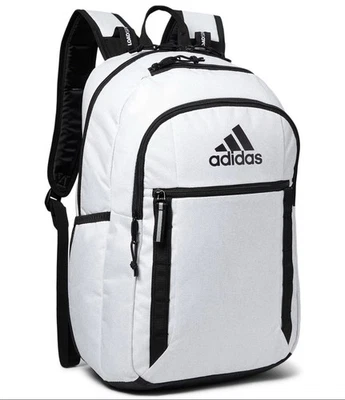 Adidas One Size Twill Backpack With Laptop Sleeve And Loadspring Straps - Image 1 of 4