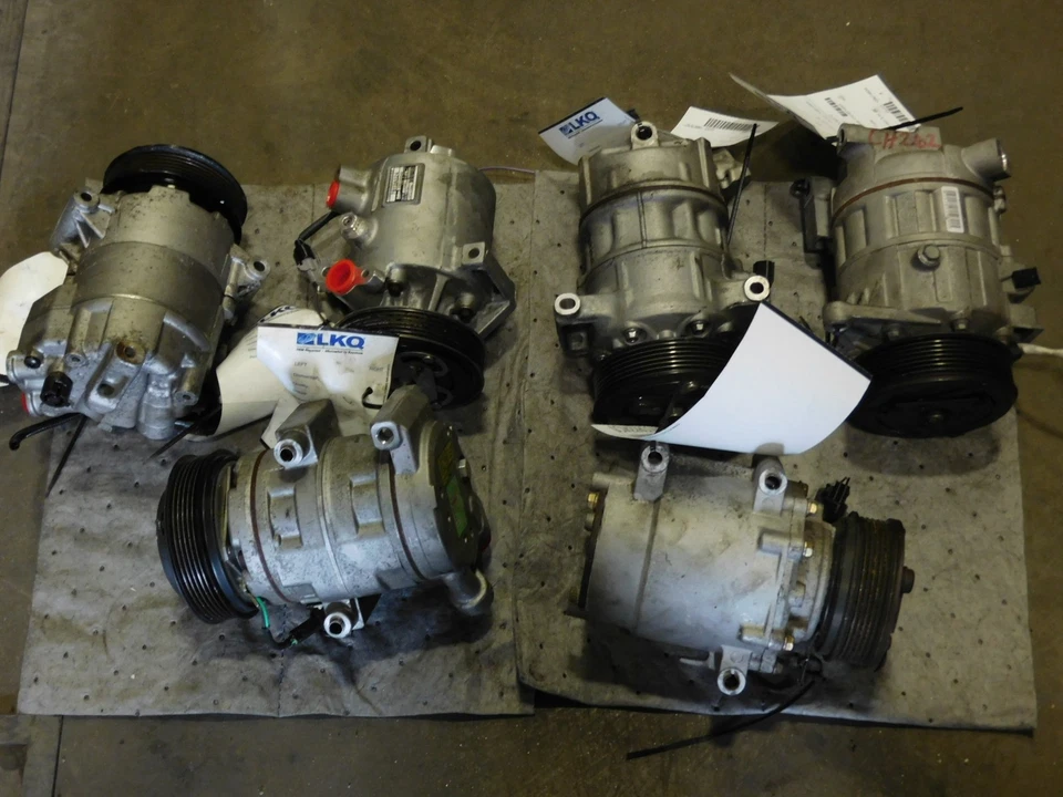 01-03 Compresor de aire acondicionado BMW 525i 129 k millas OEM LKQ Foto 1 de 3