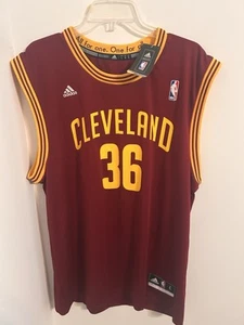 Neu mit Etikett SELTEN Adidas Cleveland Cavaliers Omri Casspi #36 Trikot hebräischer Name Lrg - Bild 1 von 6