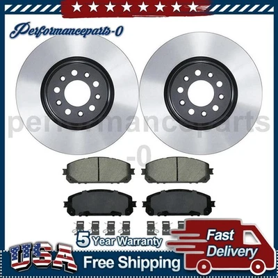 Juego de pastillas de freno de disco delanteras rotor de freno de disco para Jeep Cherokee 2014-2015 Foto 1 de 4