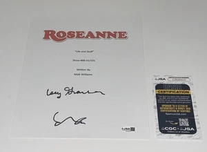 LECY GORANSON SARA GILBERT SIGNED ROSEANNE PILOT EPISODE SCRIPT JSA COA - Picture 1 of 1