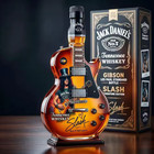Guitar Shaped Bottle Tennessee Whiskey Bottle Rock Style Glass Decanter New