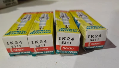 4 x Genuine Denso IK24 Iridium Spark Plugs Fits Porsche Carrera GT 2003-2006 5.7 - Image 1 of 3