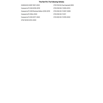 Tusk Alloy Kit&Gold Plated Race Chain Black Rear Sprocket For KTM 250 SX-F 2005 - Image 1 of 2