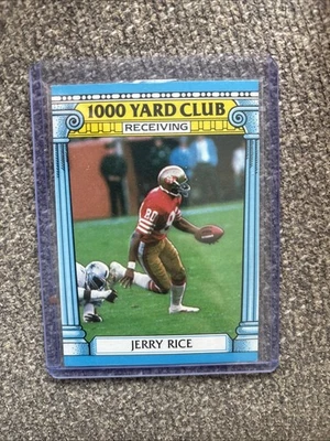 Jerry Rice 1987 Topps #2 1000 yardas Club 49ers corte cabra leer Foto 1 de 2