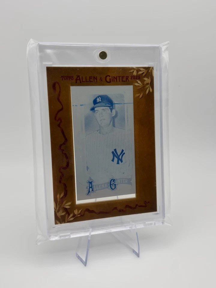Don Larsen 2025 Topps Allen & Ginter 印刷版 1/1! — 第 1/2 张图片