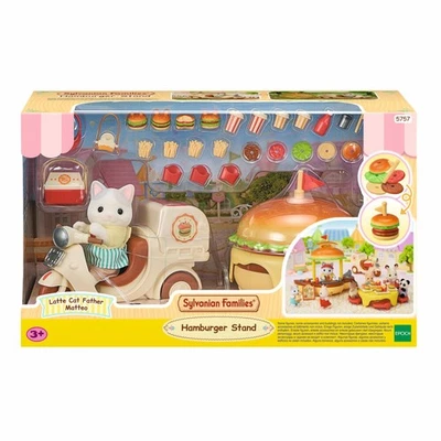 Sylvanian Families Mobiler Hamburger Imbiss Figur Spielfigur Spielzeug Kinder