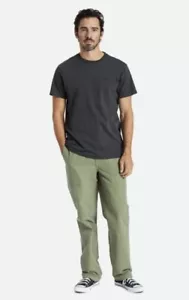 NWT Brixton Choice Relaxed Fit Chino Pants Green Mens Size 32x32 - Picture 1 of 7