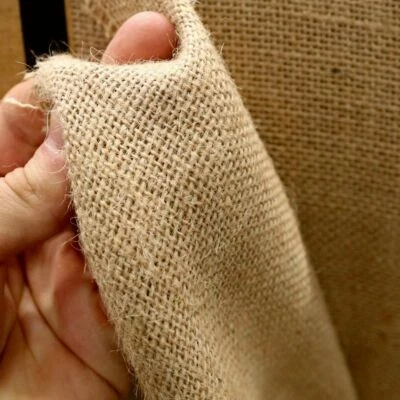 50cm 210cm breit JUTE mittelgrob Jutestoff als Meterware Tischdecke Sack-Leinen  - Bild 1 von 3
