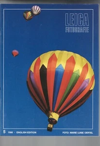 MAGAZINE , PHOTOGRAPHY , LEICA FOTOGRAFIE , ENGLISH EDITION , No.5 , 1986 - Picture 1 of 1