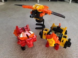 3x 1986 Hasbro Takara Transformers Predacons Divebomb Rampage Razorclaw Original - Picture 1 of 24