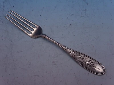 Japanese by Whiting Sterling Silver Junior Fork 4-tine 6 1/4" Childs Youth Fork - Image 1 of 4