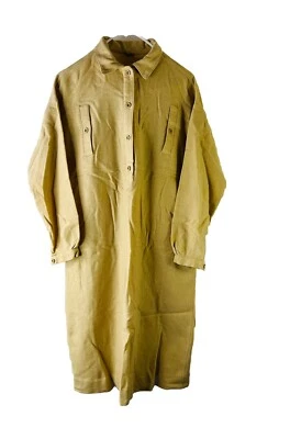 Vestido camisero vintage años 60 lana franela gamuza tela mujer medio primitivo Foto 1 de 4