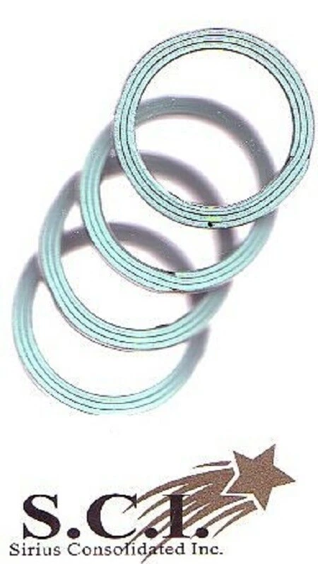 JUNTAS TUBO ESCAPE VIRAGO YAMAHA XV750 XV920 XV1100 XV1000 XVS1100 XV1600 x 4 Foto 1 de 4