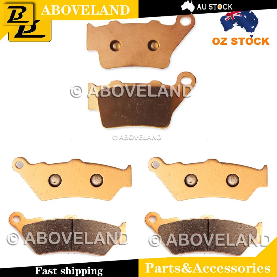 Pastillas de freno sinterizadas delanteras+traseras para BMW F 800 GS triple negro 2012 Foto 1 de 1