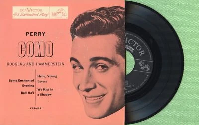 PERRY COMO / Rodgers & Hammerstein / RCA VICTOR EPA-409 Press. USA 195? EP EX - Image 1 of 4
