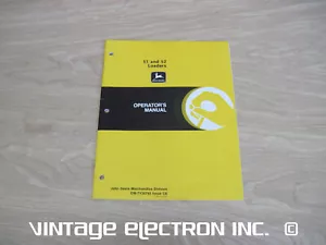 JOHN DEERE - 51 & 52 LOADERS - Operator's Manual - OM-TY20793 Issue C6 - Picture 1 of 8