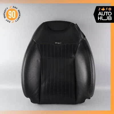 07-14 Mercedes W216 CL600 Front Left Driver Upper Top Seat Cushion Black OEM - Image 1 of 4