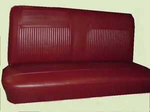 1962 1964 Chevrolet Nova SS 4 Door Sedan & Wagon Straight Bench Front Seat Cover - Picture 1 of 1