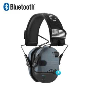 Bluetooth Tactical Electronic Anti-noise Headset Earmuffs Hands-Free Protection - Picture 1 of 21