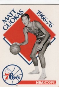 1990 NBA Hoops Matt Guokas 1966-76 #352 Basketball card