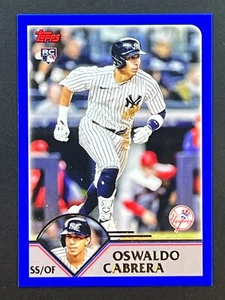 OSWALDO CABRERA RC 2023 Topps Archives 2003 Design #201 New York Yankees - Bild 1 von 2