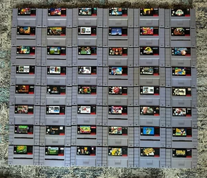 Super Nintendo Lot *PICK and CHOOSE* Build a Lot -Combine Shipping *Bundle Save* - Picture 1 of 227