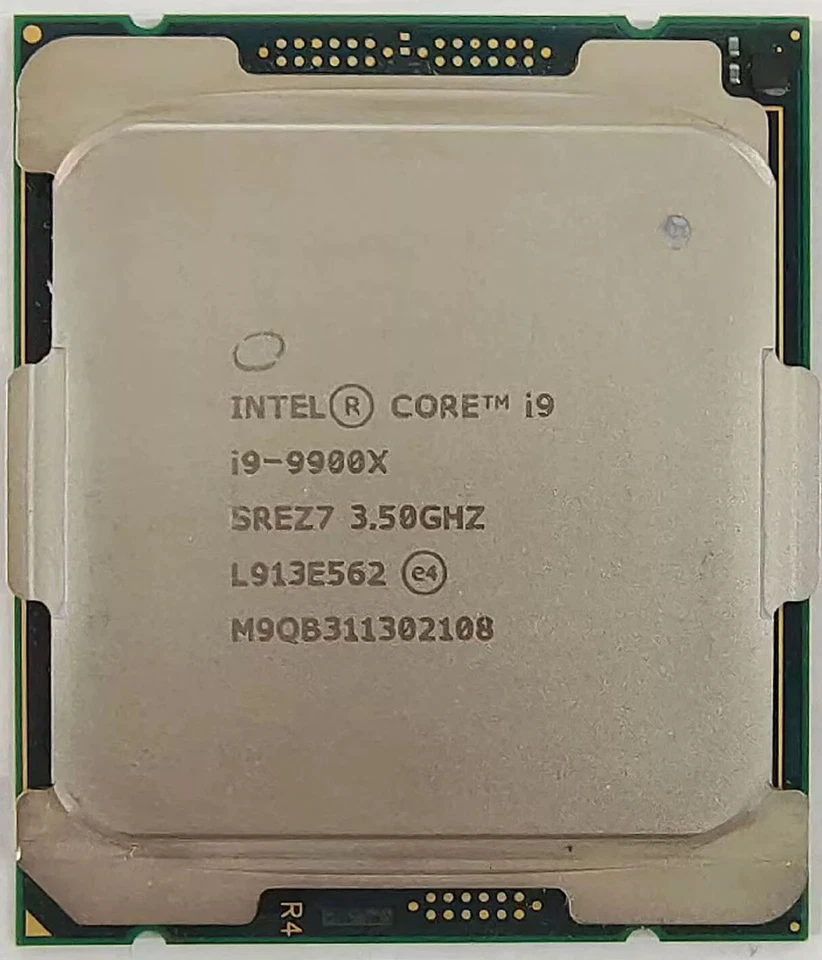 Intel Core i9-9900X 3.50GHz 10-Core 19.25M LGA2066 Desktop CPU Processor SREZ7 - Image 1 of 2