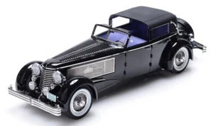 Esval 1937 Duesenberg SJ Town Car Chassis 2405 only back closed 1:18 Black - Picture 1 of 7