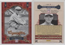2012 Panini Cooperstown Red Crystal Collection /399 George Sisler #20 HOF