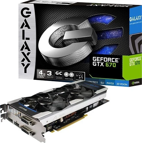 LOOK GALAXY GTX 670 2 GB "BOX ONLY NO GRAPHICS CARD BOX ONLY - Image 1 of 1