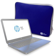 Stylish Blue Neoprene Protective Laptop Case / Sleeve for HP 15.6" Pentium