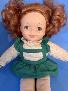 1988 Vintage Northern Tissue red head Doll w piglets green pinagore dress 16" - Picture 1 of 11