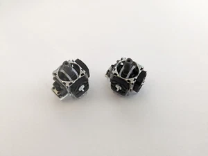 2PCS 3D ANALOG JOYSTICK STICK SWITCH REPLACEMENT PARTS - SONY PS3 CONTROLLER - Picture 1 of 2