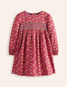 NWT Mini Boden Bess Cosy Smocked Dress - Picture 1 of 16