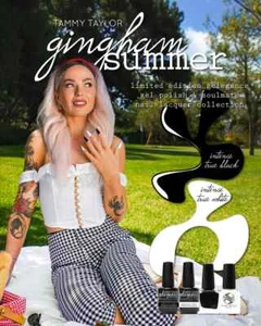 Tammy Taylor GINGHAM SUMMER Gel and Lacquer Entire Bundle 4pc Set - Picture 1 of 6