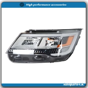 Faro izquierdo halógeno con lente transparente LED DRL delantero para Ford Explorer 2016-2019 LH - Imagen 1 de 12