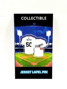 Los Angeles Dodgers Mookie Betts jersey lapel pin-Collectable - Picture 1 of 1