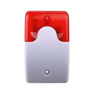 DC 24V LED Security Alarm Strobe Signal Flashing Light Lamp Audible Alarm - Picture 1 of 7