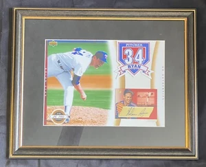 Nolan Ryan 2003 UD Authentics Framed Picture-Patch-Auto /150 Upper Deck Rangers - Picture 1 of 6