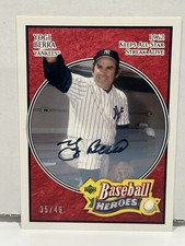 2005 Upper Deck Baseball Heroes Red #98 Yogi Berra auto/49 HOF New York Yankees