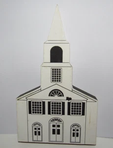 Vintage The Cats Meow Series IV Chepachet Union Church Rhode Island Shelf Sitter - Picture 1 of 2