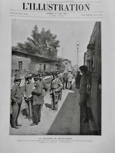 1921 SILESIE PLEBISCITE BRIAND LLOYD GEORGE RUSSIE BOLCHEVICKI TRAIN 2 JOURNAUX - Imagen 1 de 2