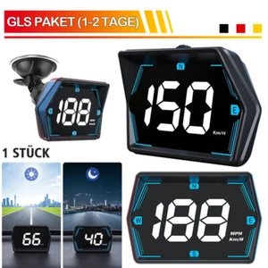 Auto GPS HUD Head Up Display Digital MPH Tachometer Geschwindigkeitsmesser - Bild 1 von 16