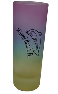 Miami Beach Florida Shot Glass Dolphin - Picture 1 of 4