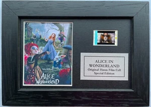 ALICE IN WONDERLAND 2010 Original MINI 35mm Film Cell Memorabilia - Picture 1 of 12