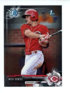2017 Bowman Chrome Prospects  Nick Senzel 1st Bowman #BCP1 Cincinnati Reds