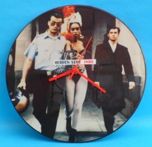 INXS CLOCK Upcycled Picture Disc INXSP19 SN12P031 Wall Clock 12" LP Vinyl - Picture 1 of 7