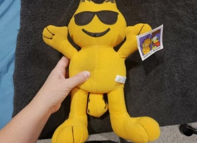 Garfield Odie Naranja Peluche Juguete Peluche Ojo Gafas de Sol Tonos Juguete Fábrica Foto 1 de 4